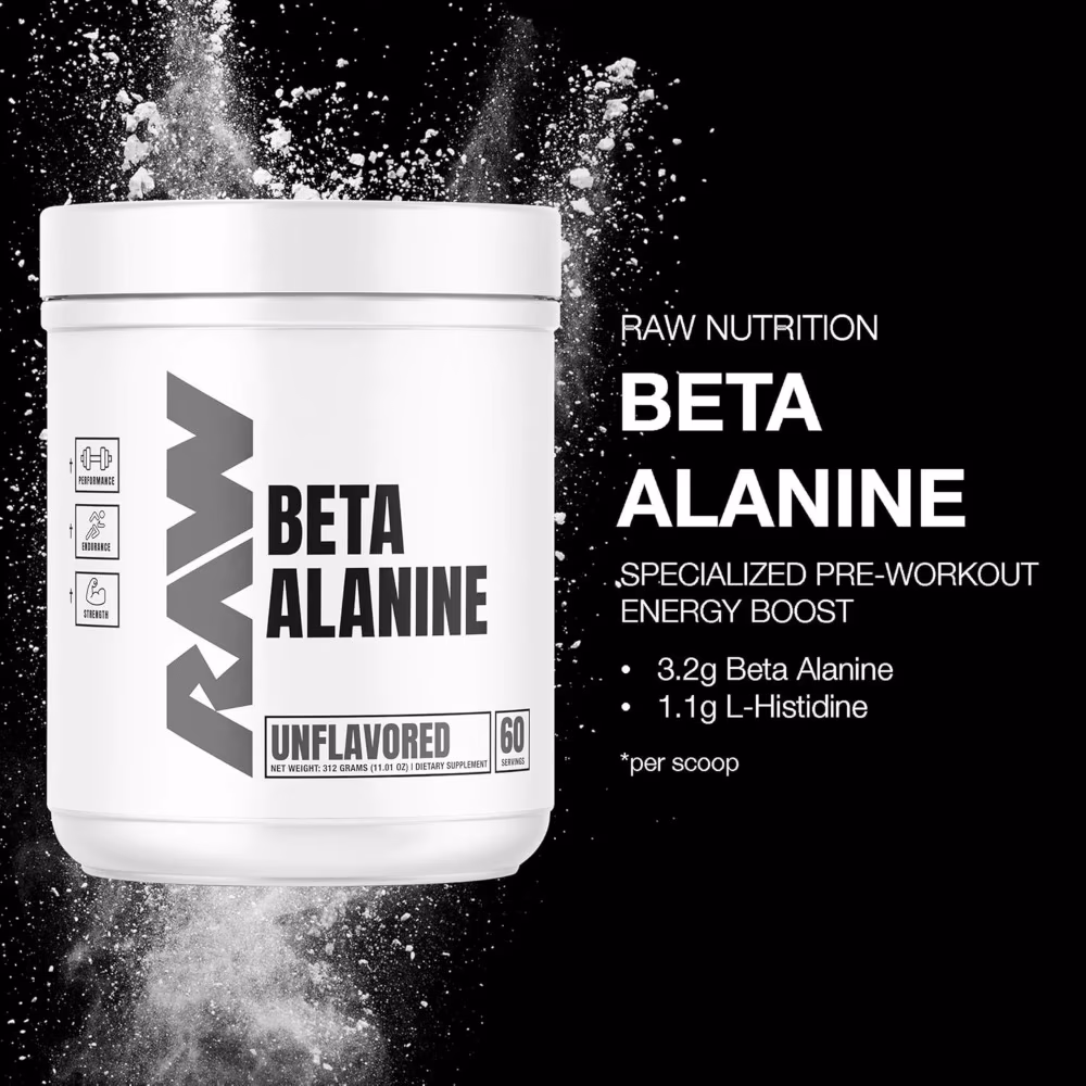 Raw Beta Alanine Powder Unflavoured 312g 3