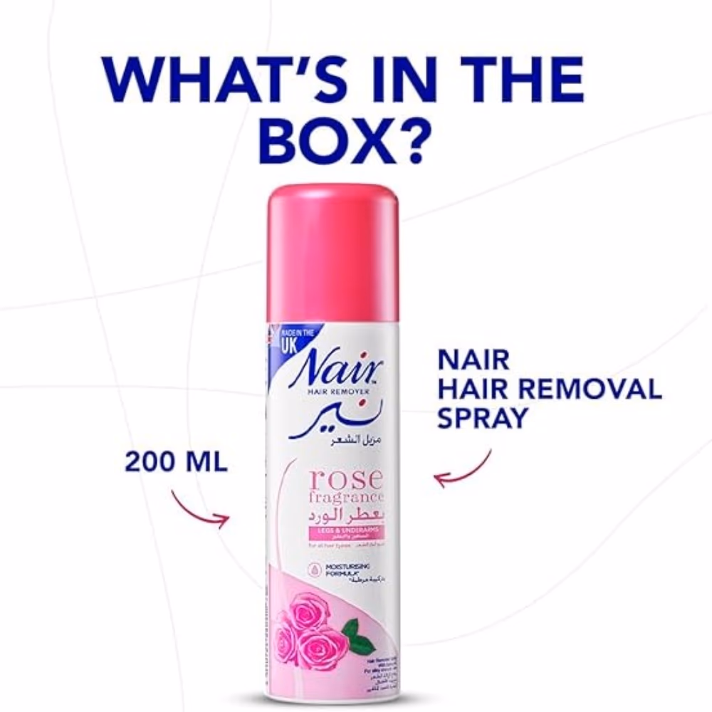 Nair Hair Removal Spray with Rose Fragrance 3