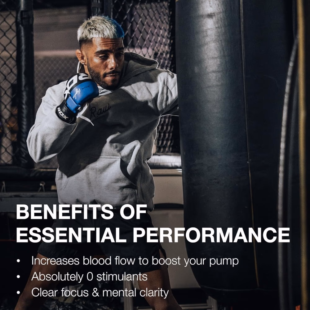 Raw Bum Essential Performance Pre-Workout Strawberry Kiwi 610GM 5