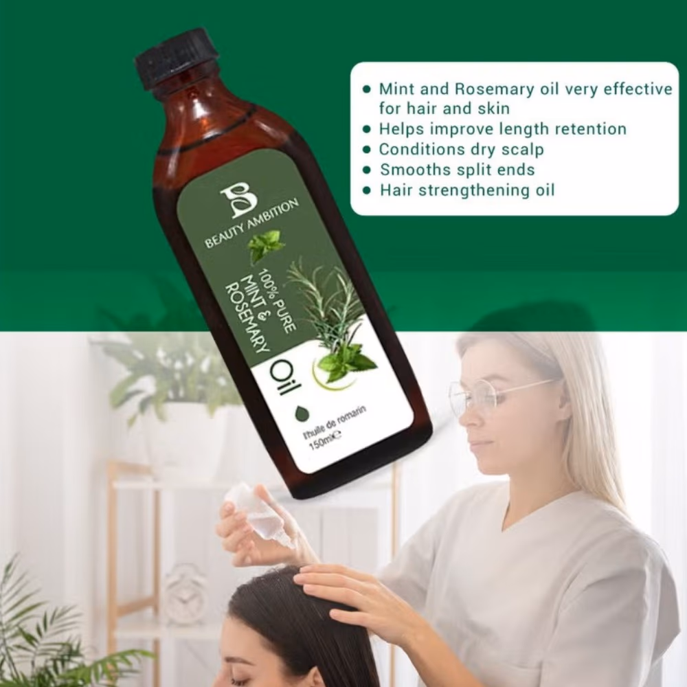Beauty Ambition Pure Rosemary and Mint Oil 150ml 2