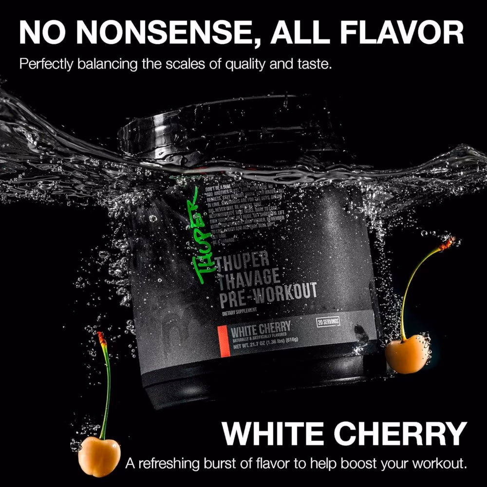 Raw Bum Thuper Thavage Pre Workout Grapefruit 630g 4