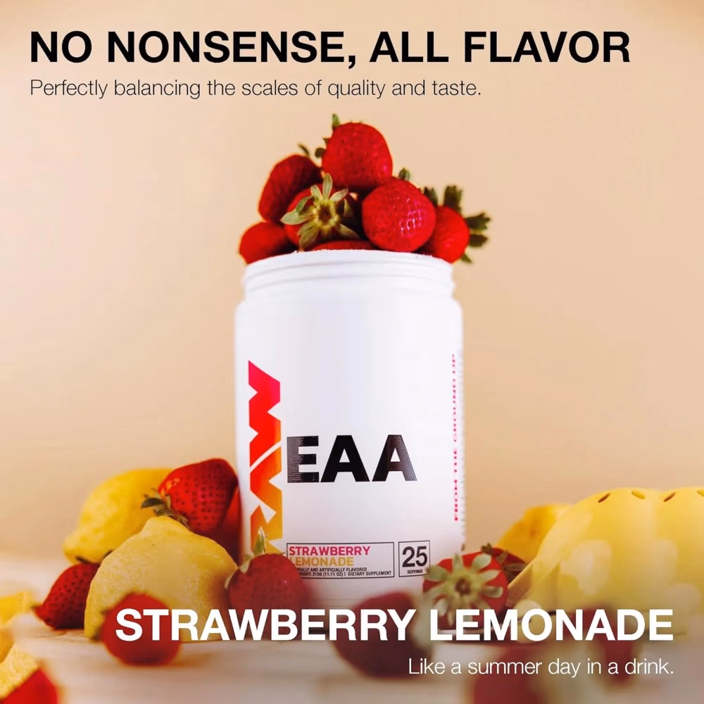Raw EAA Strawberry Lemonade 315g 5