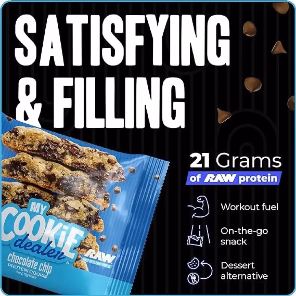 Raw Nutrition My Cookie Dealer Protein Cookie Chocolate Chip 113g 3