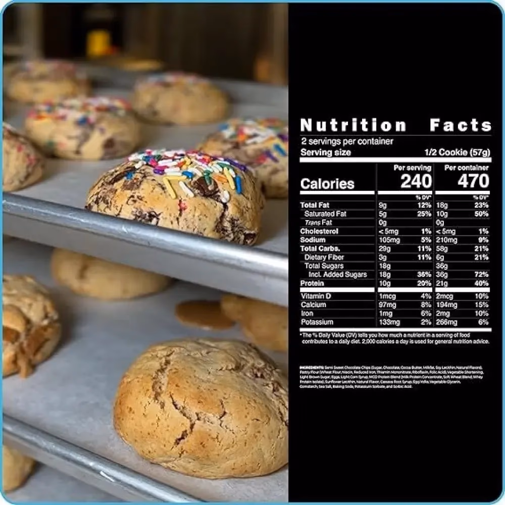 Raw Nutrition My Cookie Dealer Protein Cookie Chocolate Chip 113g 2