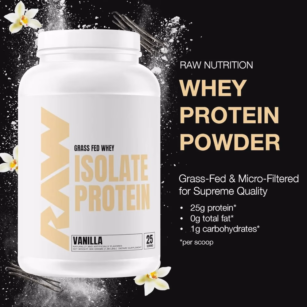 Raw Protein Whey Isolate Vanilla 1.97lb 3