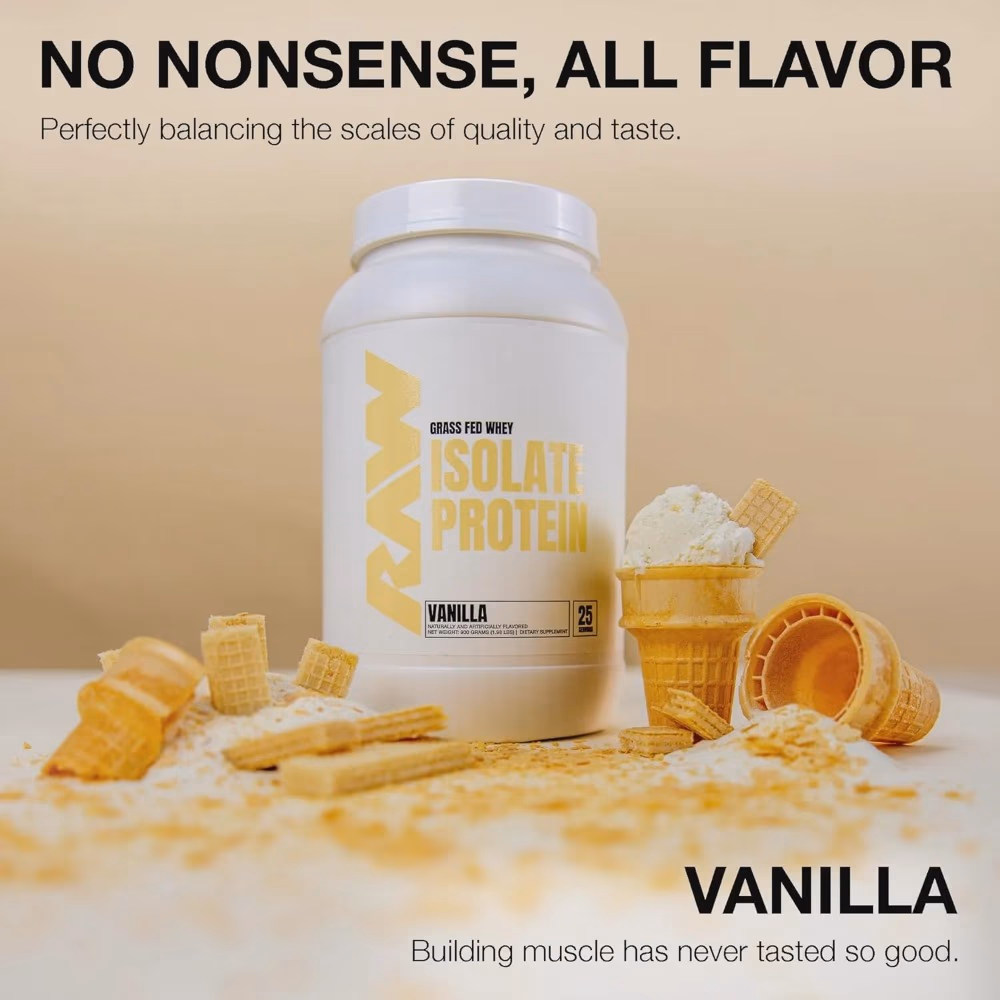 Raw Protein Whey Isolate Vanilla 1.97lb 4