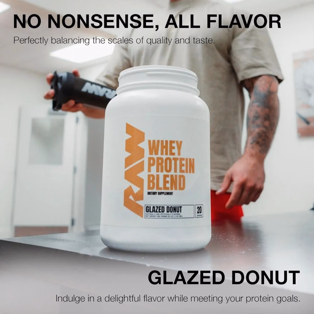 Raw Whey Protein Blend Glazed Donut 716 gm 3
