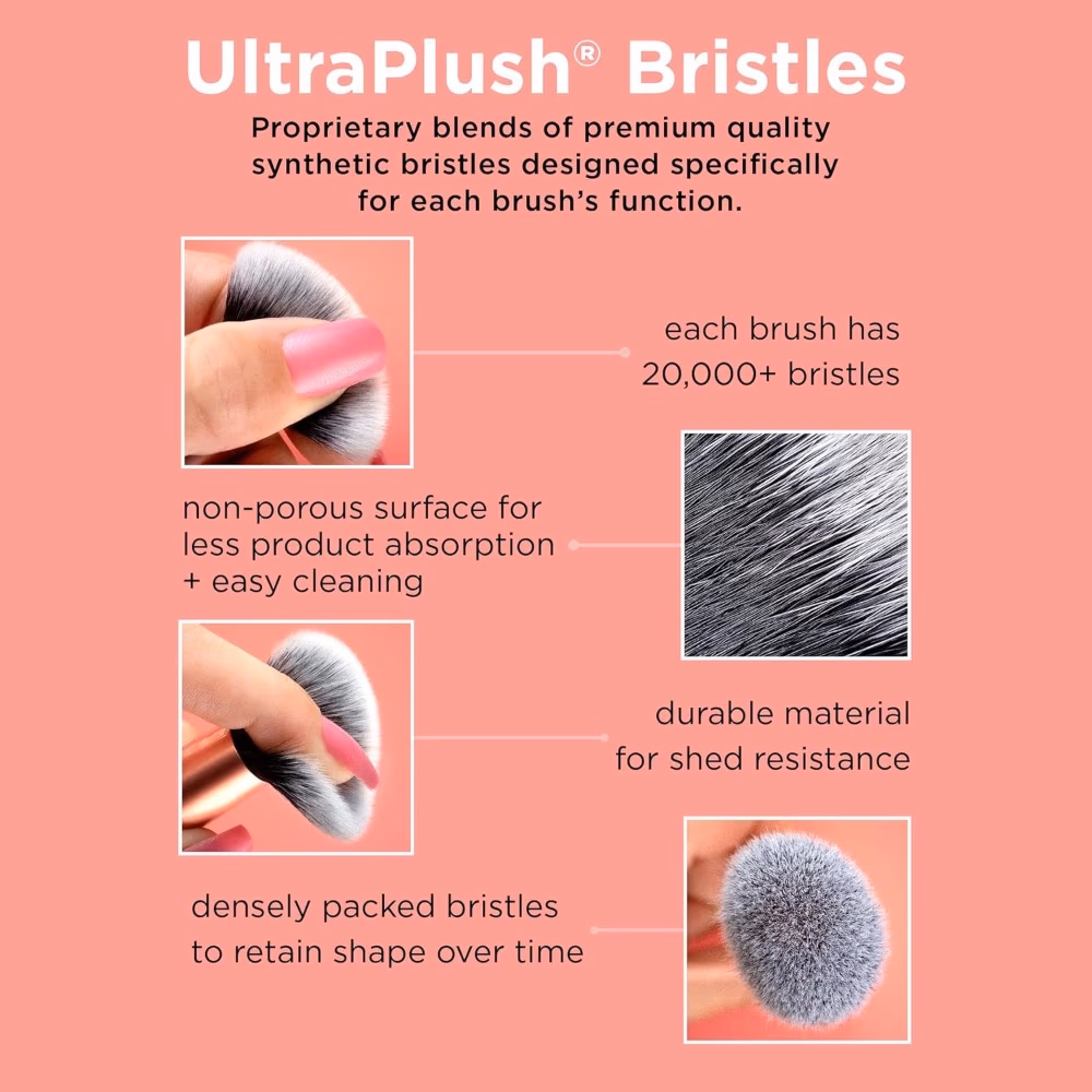 Real Techniques Everyday Essentials Brush Set  4