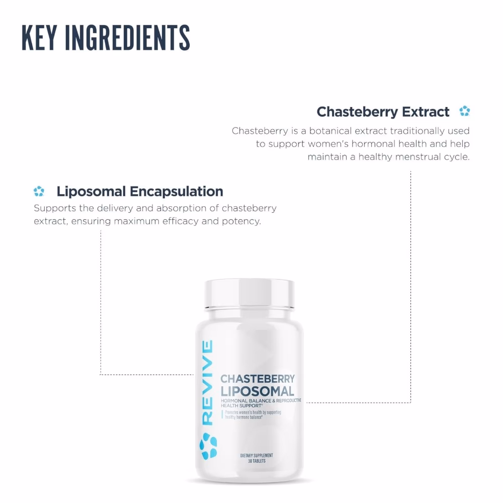 Revive Chasteberry Liposomal - 30 Tablets  3