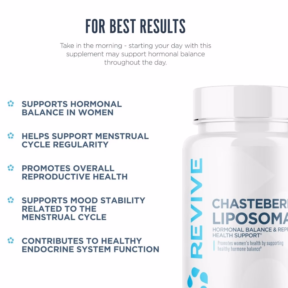 Revive Chasteberry Liposomal - 30 Tablets  4