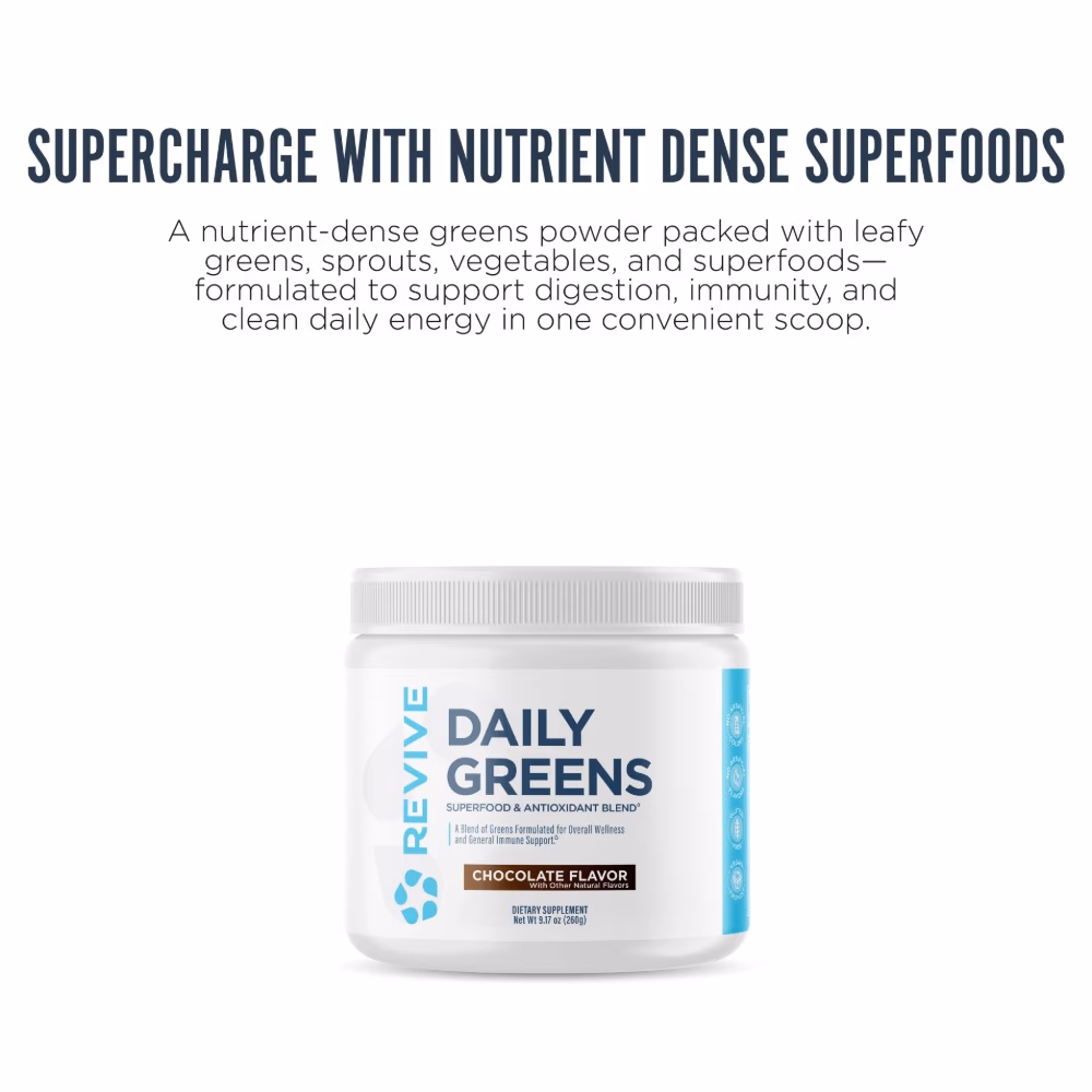 Revive Daily Greens Powder Chocolate 260gm 2