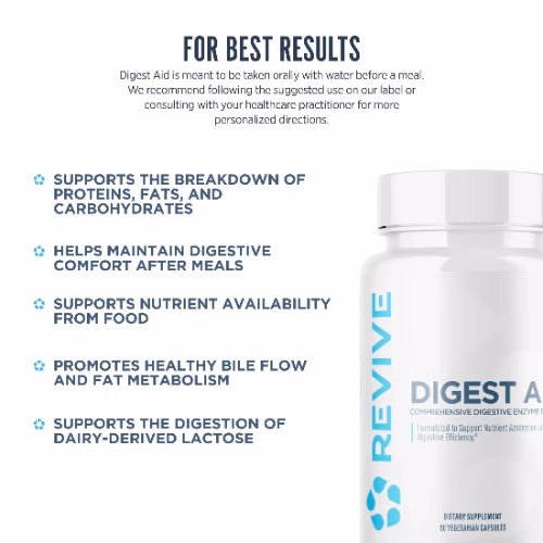 Revive Digest Aid - 90 Vegetarian Capsules 4