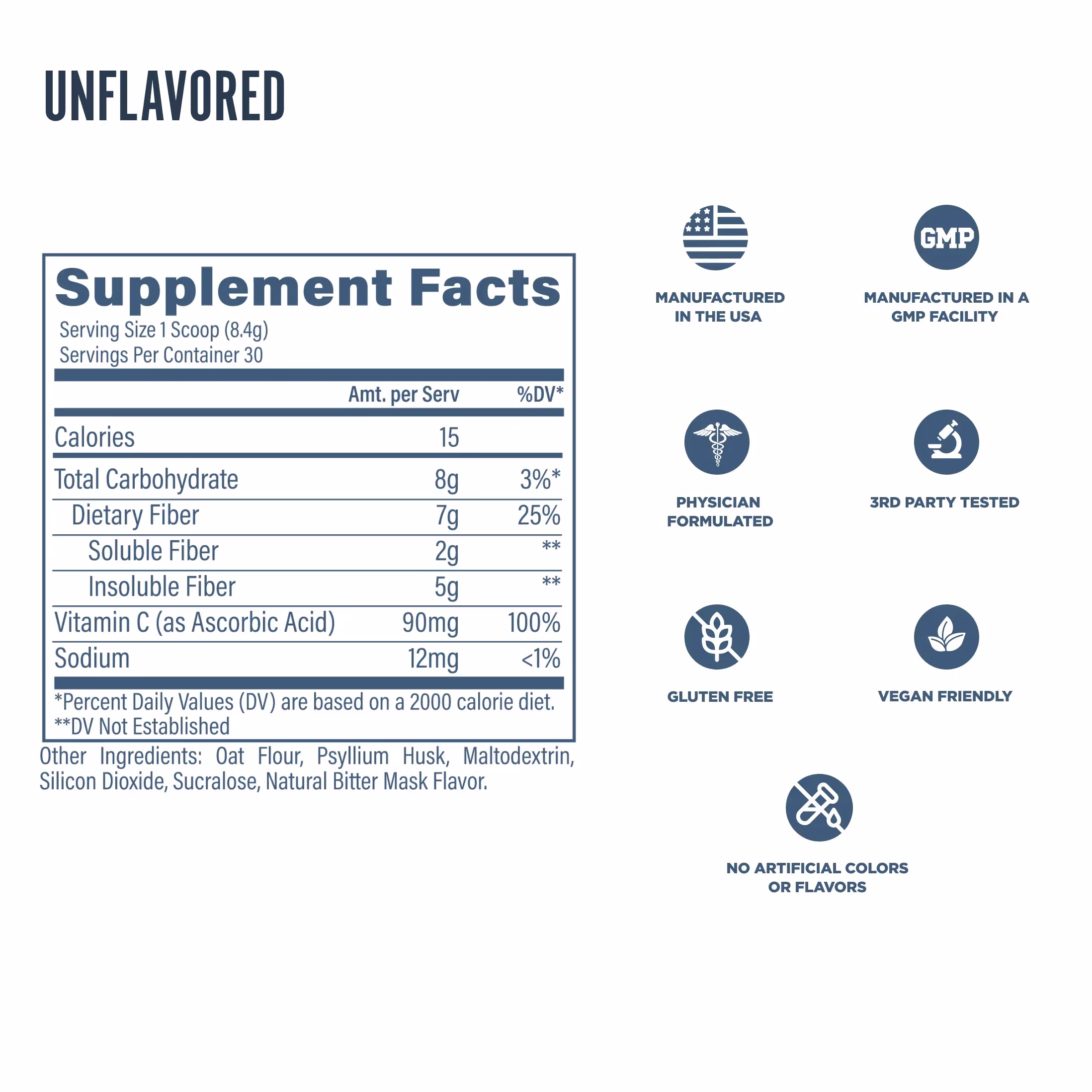 Revive Fiber 30 Servings Unflavoured 252 GM 4
