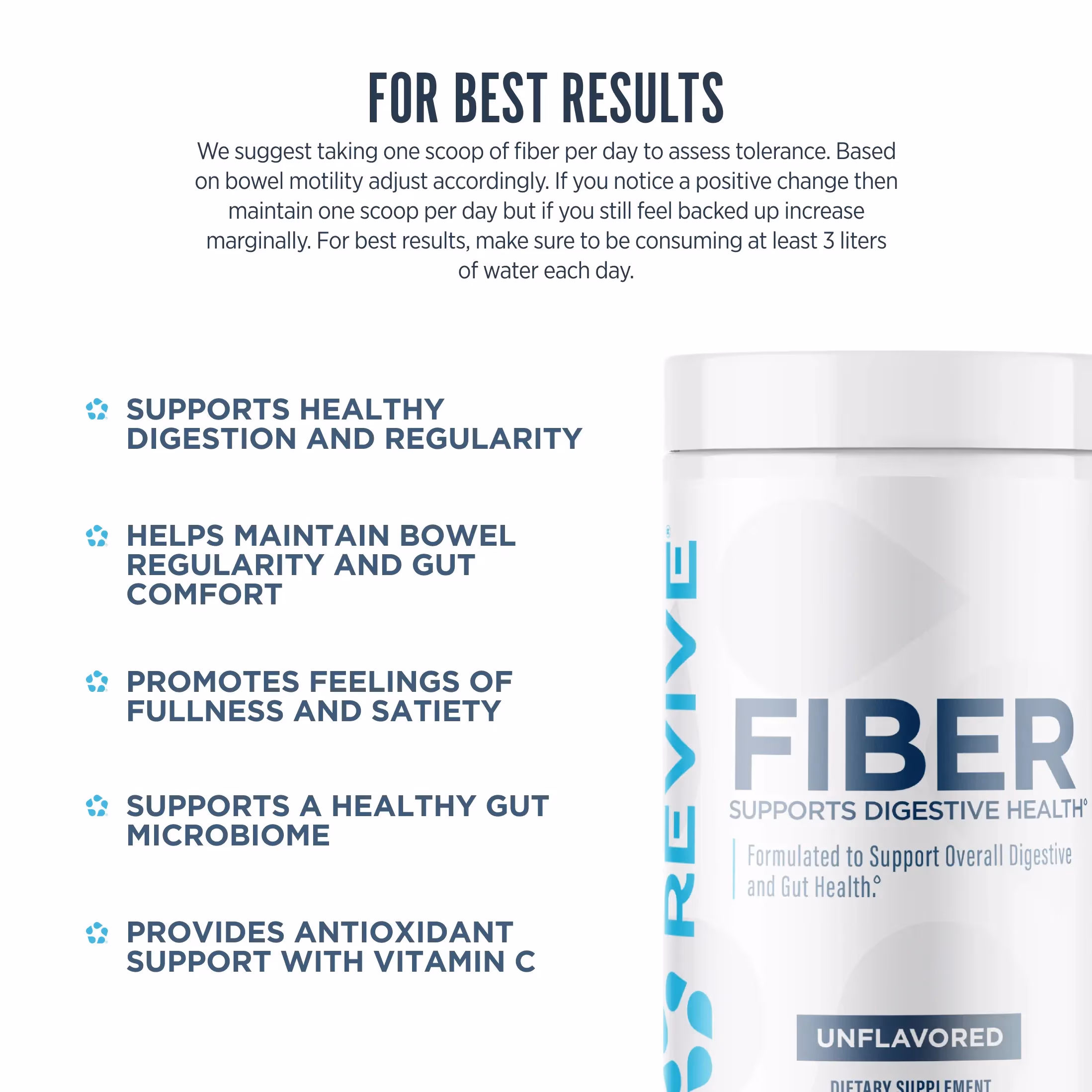 Revive Fiber 30 Servings Unflavoured 252 GM 3