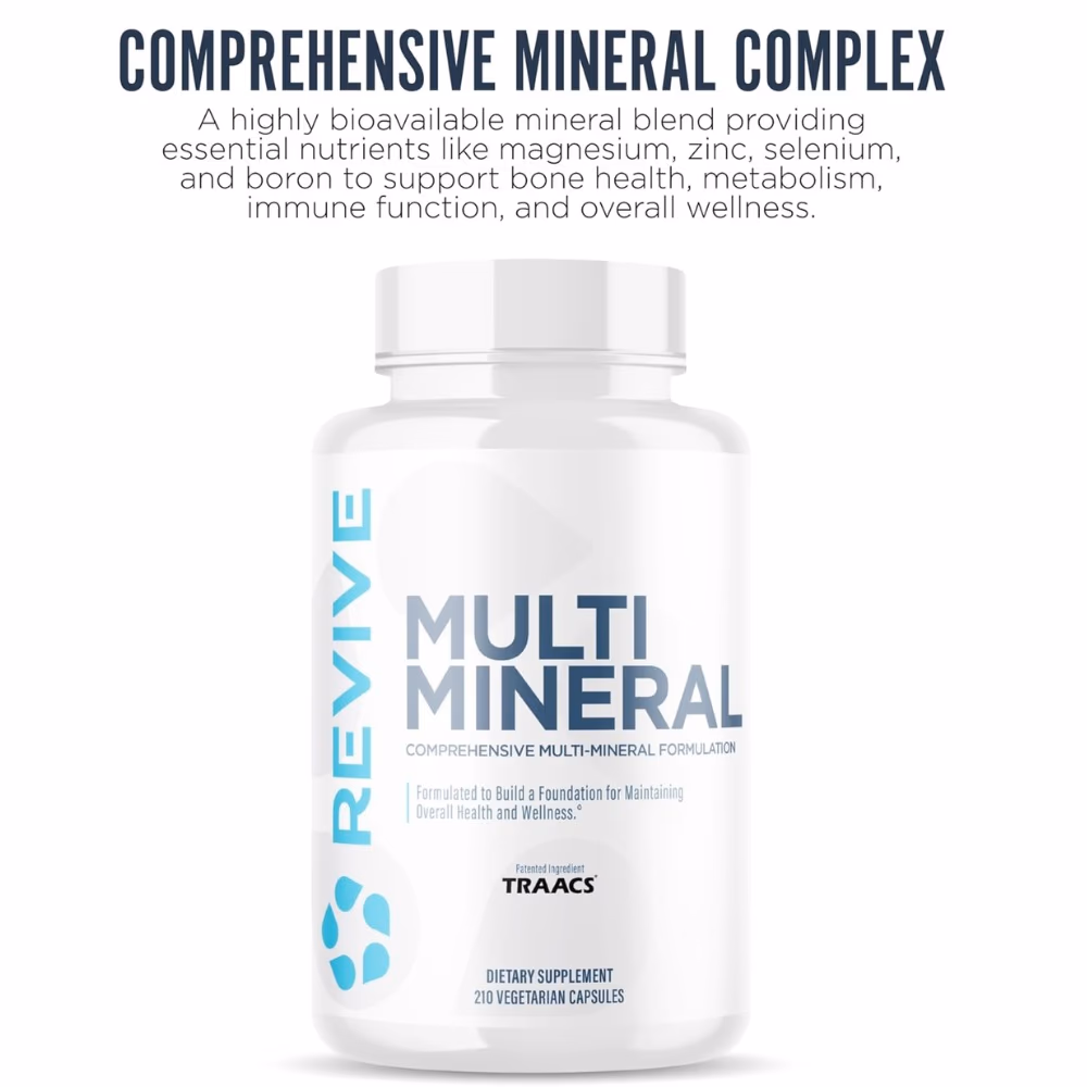 Revive Multi Mineral - 210 Vegetarian Capsules 3