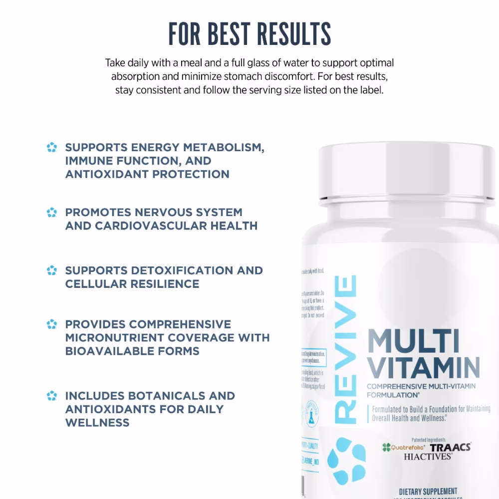 Revive Multivitamin - 150 Vegetarian Capsules 4