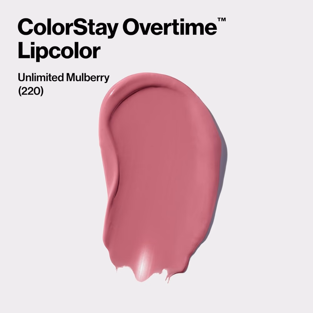Revlon ColorStay Overtime Lip Color 220 Unlimited Mulberry 4