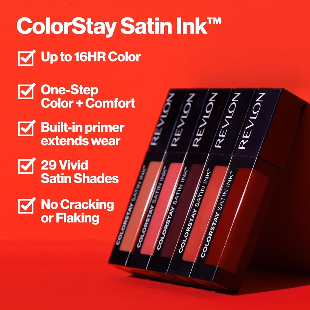Revlon ColorStay Satin Ink Lipstick 007 Partner in Crime 5