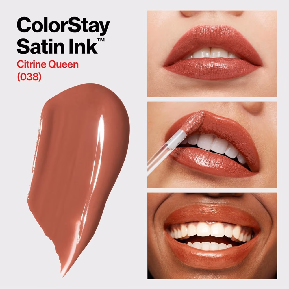 Revlon ColorStay Satin Ink Lipstick 038 Citrine Queen 4