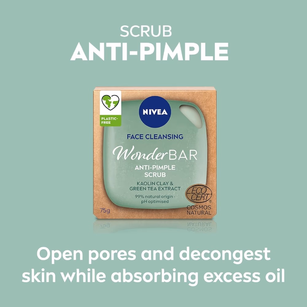 NIVEA Wonder Bar Anti Pimple Scrub Bar 75g 2
