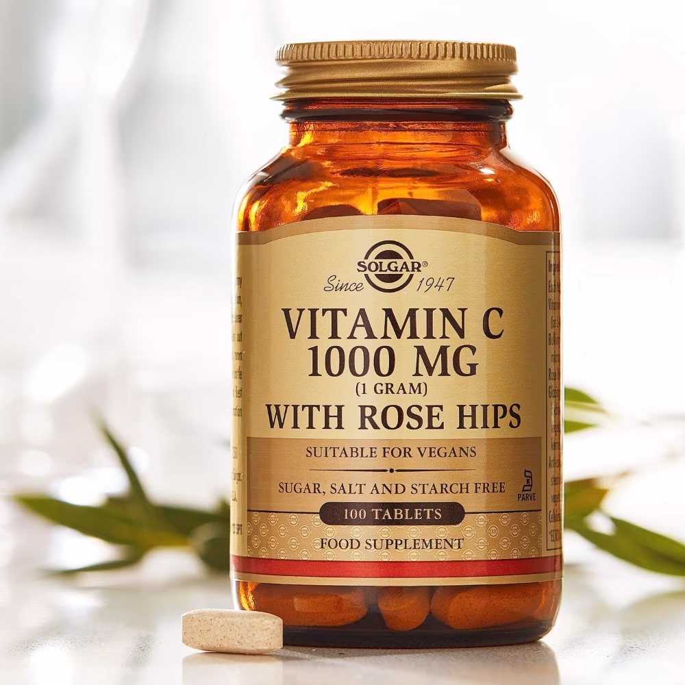 Solgar Vitamin C 1000mg with Rosehips 100 Tablets 2