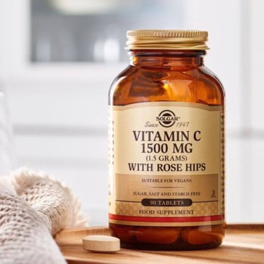 Solgar Vitamin C 1500mg with Rosehips 90 Tablets 2