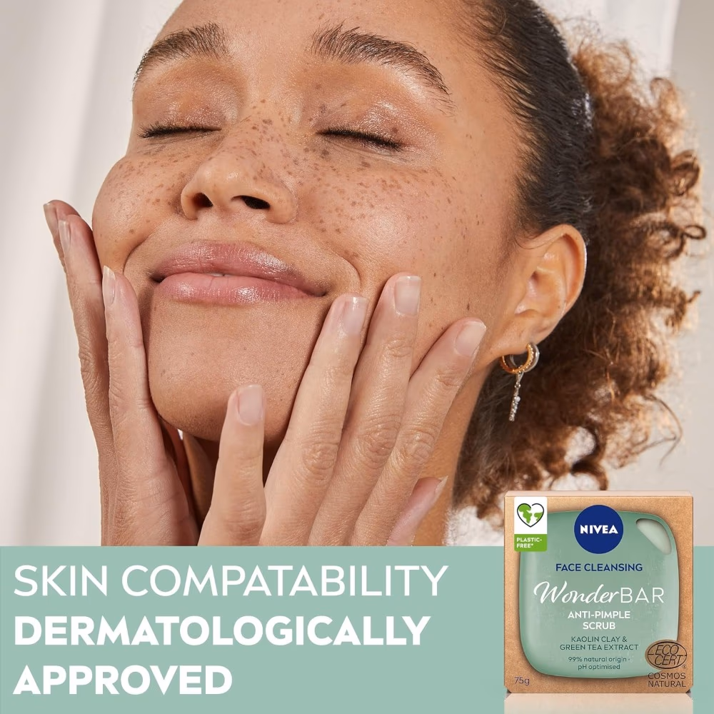NIVEA Wonder Bar Anti Pimple Scrub Bar 75g 4