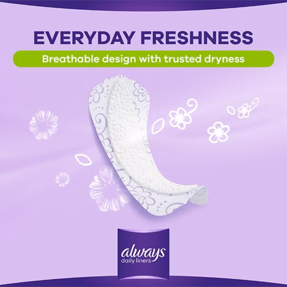 Always Daily Liners Flexistyle Slim Fresh 20s 4