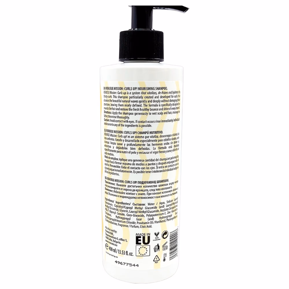 Revuele Curls Up Nourishing Shampoo 400ml 3