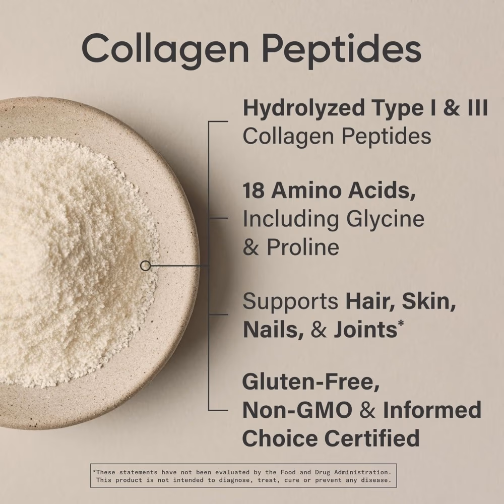 Sports Research Collagen Peptides 480g Vanilla 4