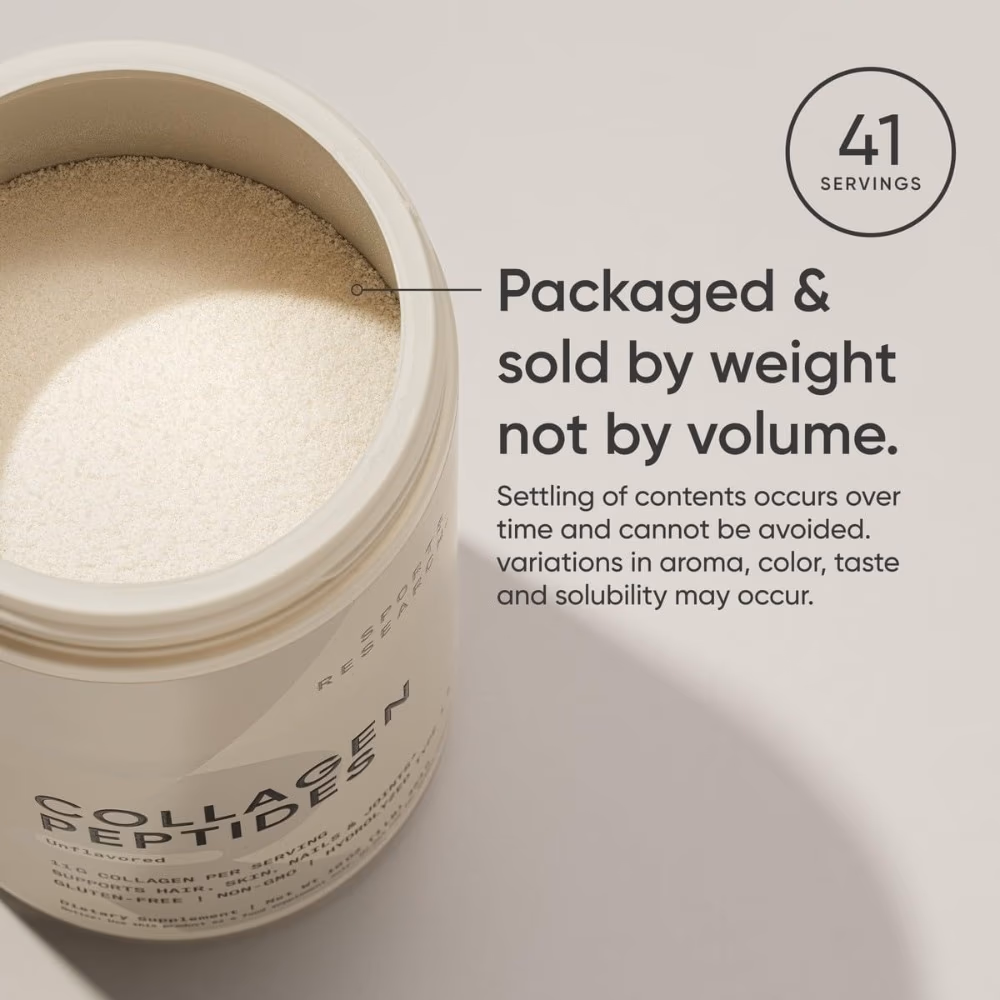 Sports Research Collagen Powder Unflavored 454g 5