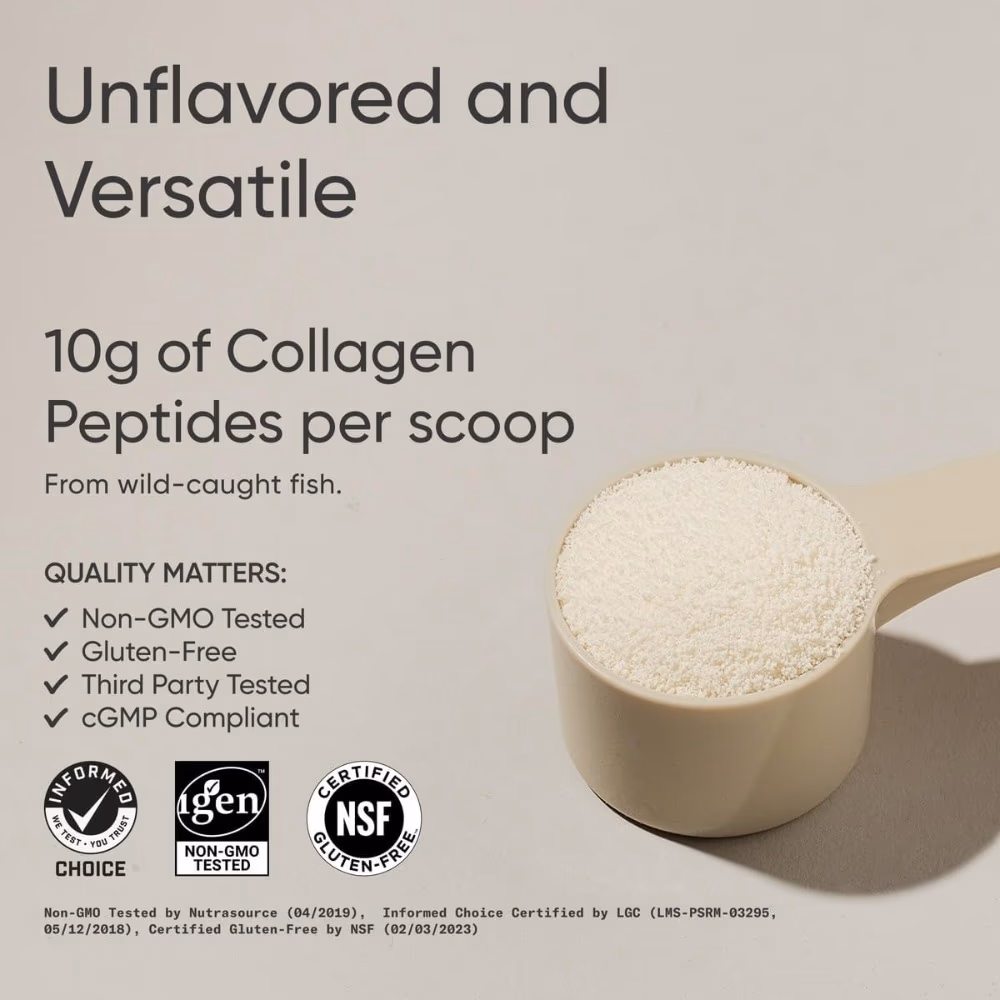 Sports Research Marine Collagen Peptides Unflavored 340g 2
