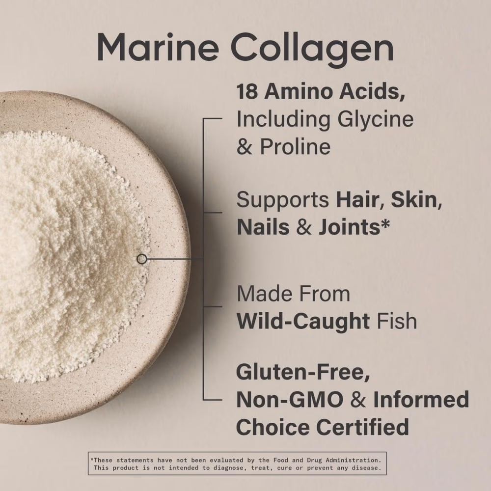 Sports Research Marine Collagen Peptides Unflavored 340g 3
