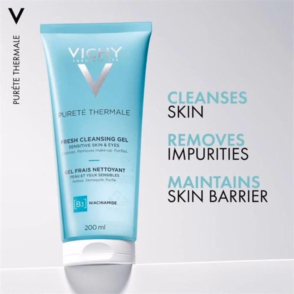 Vichy Purete Thermale Fresh Cleansing Gel + B3 200ml 3