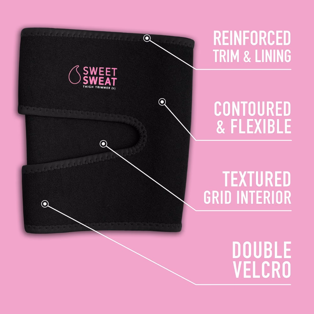 Sports Research Sweet Sweat Thigh Trimmer Medium Pink 2