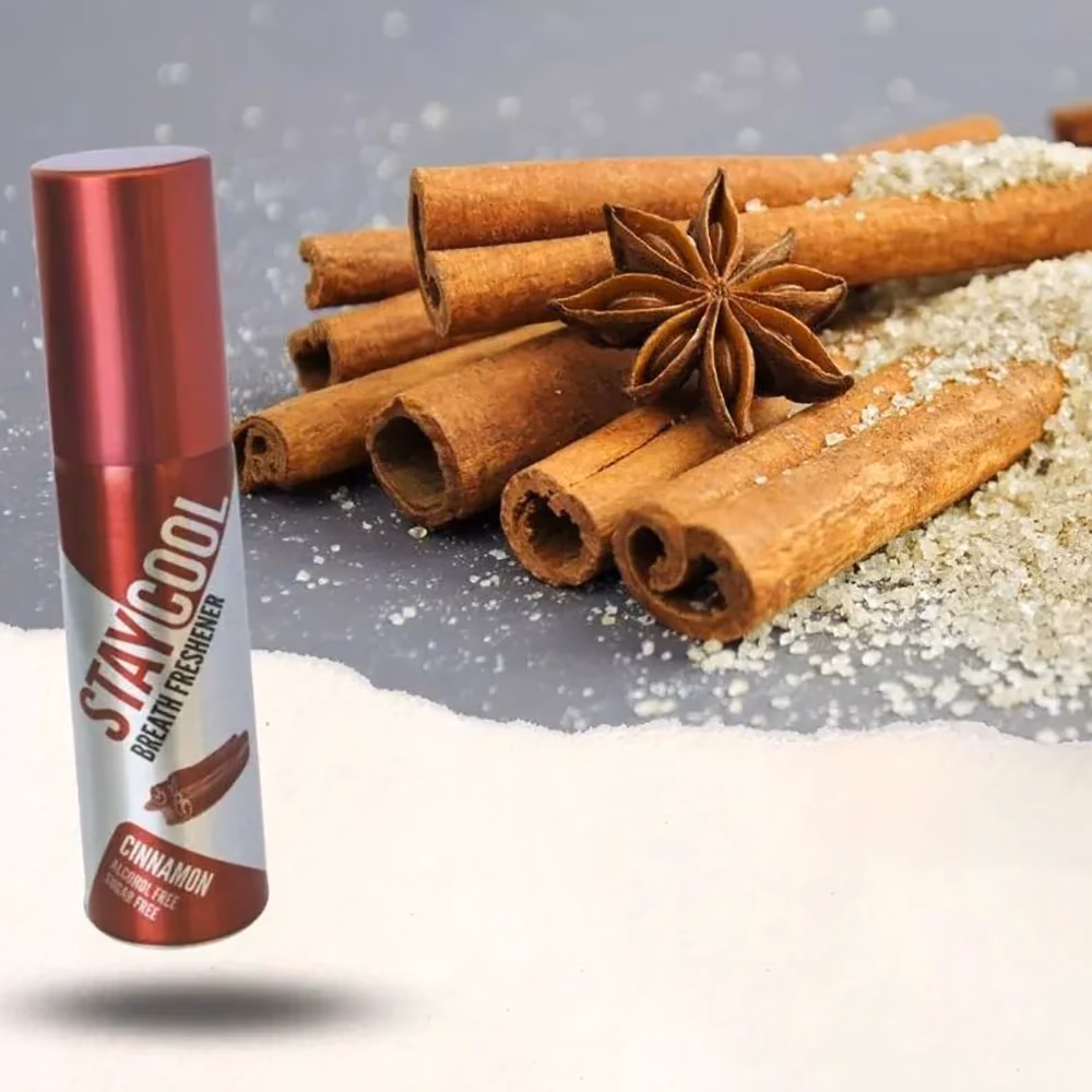 Staycool Breath Freshener Spray Cinnamon 20ml 2