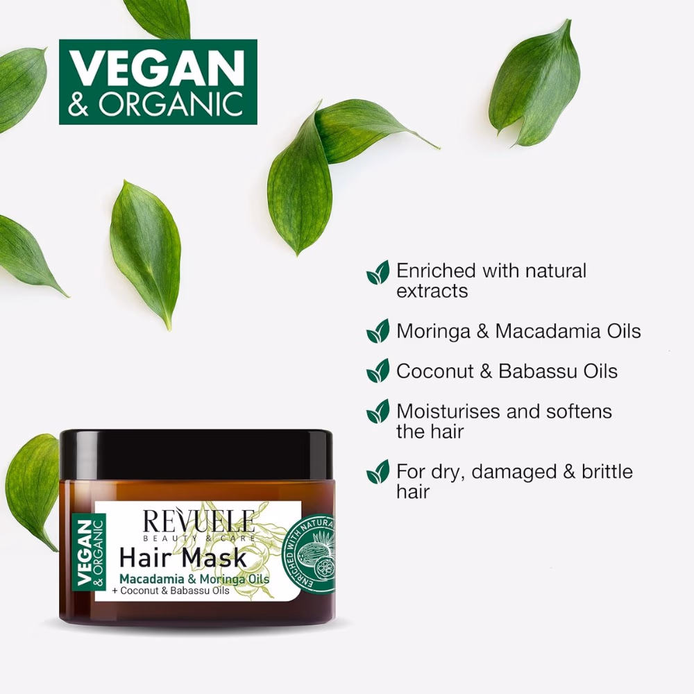 Revuele Macadamia Moringa Hair Mask 360ml 5