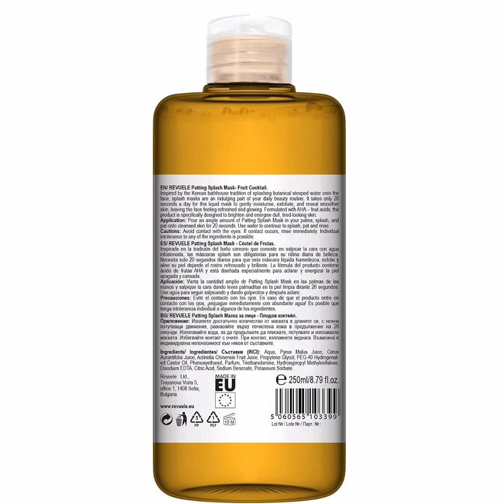 Revuele Patting Splash Fruit Cocktail Mask 250ML 2