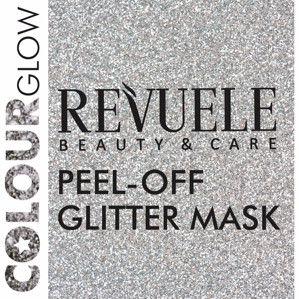 Revuele Peel Off Glitter Mask Charcoal Peptide 80ML 3
