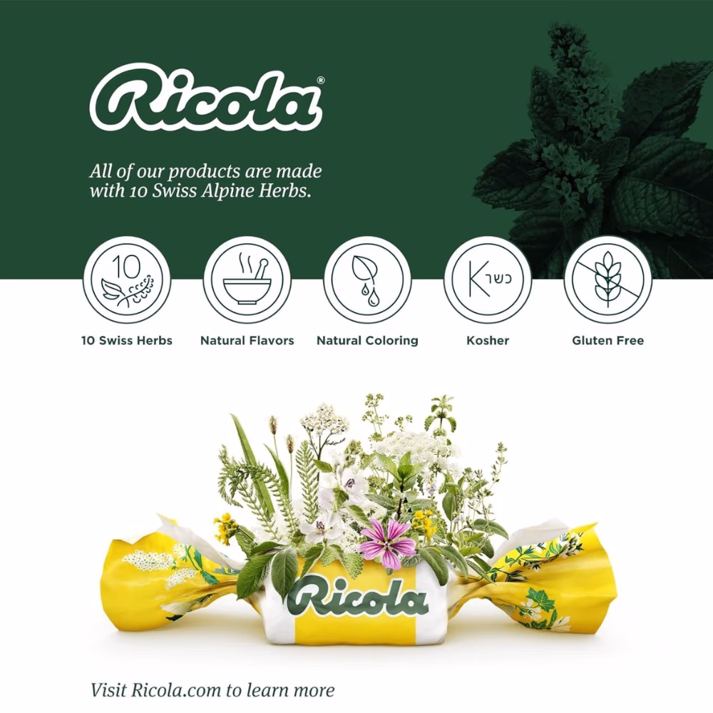 Ricola Original Herb Cough Drops 21s 4