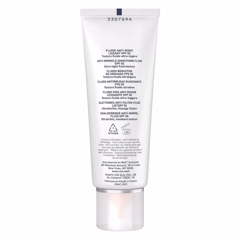 RoC SPF 50 Anti-Wrinkle Smoothing Fluid Cream 50ml 4