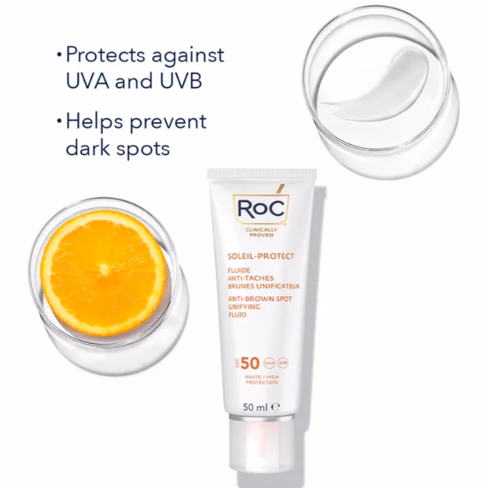 RoC SPF50 Anti Brown Spot Fluid Cream 50ml 3