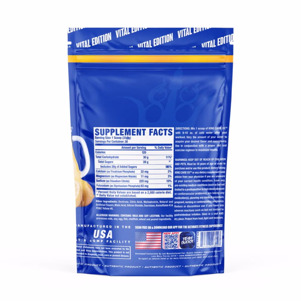 Ronnie Coleman King Carb Lemonade 1kg 3