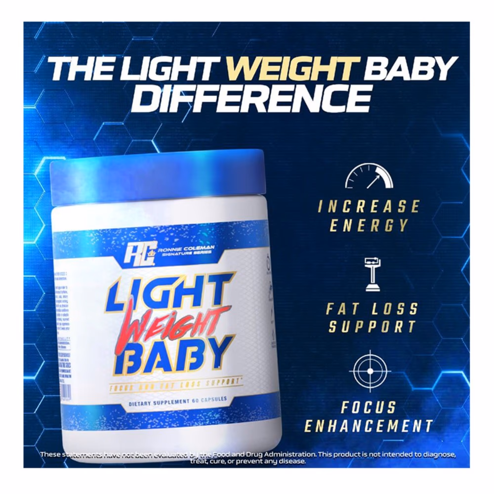 Ronnie Coleman Light Weight Baby Cap 60s 2
