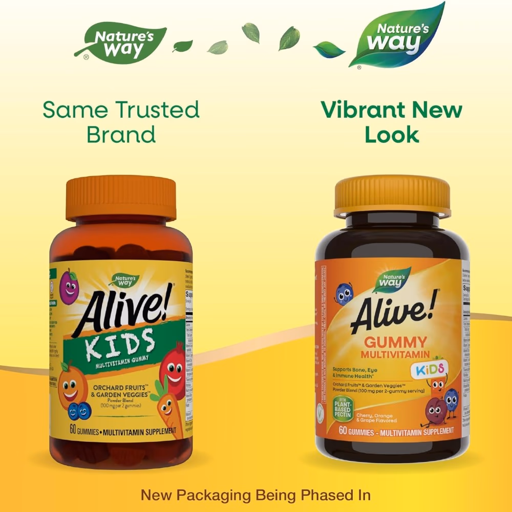 Nature’s Way Alive Kids Multivitamin 60 Gummies 3