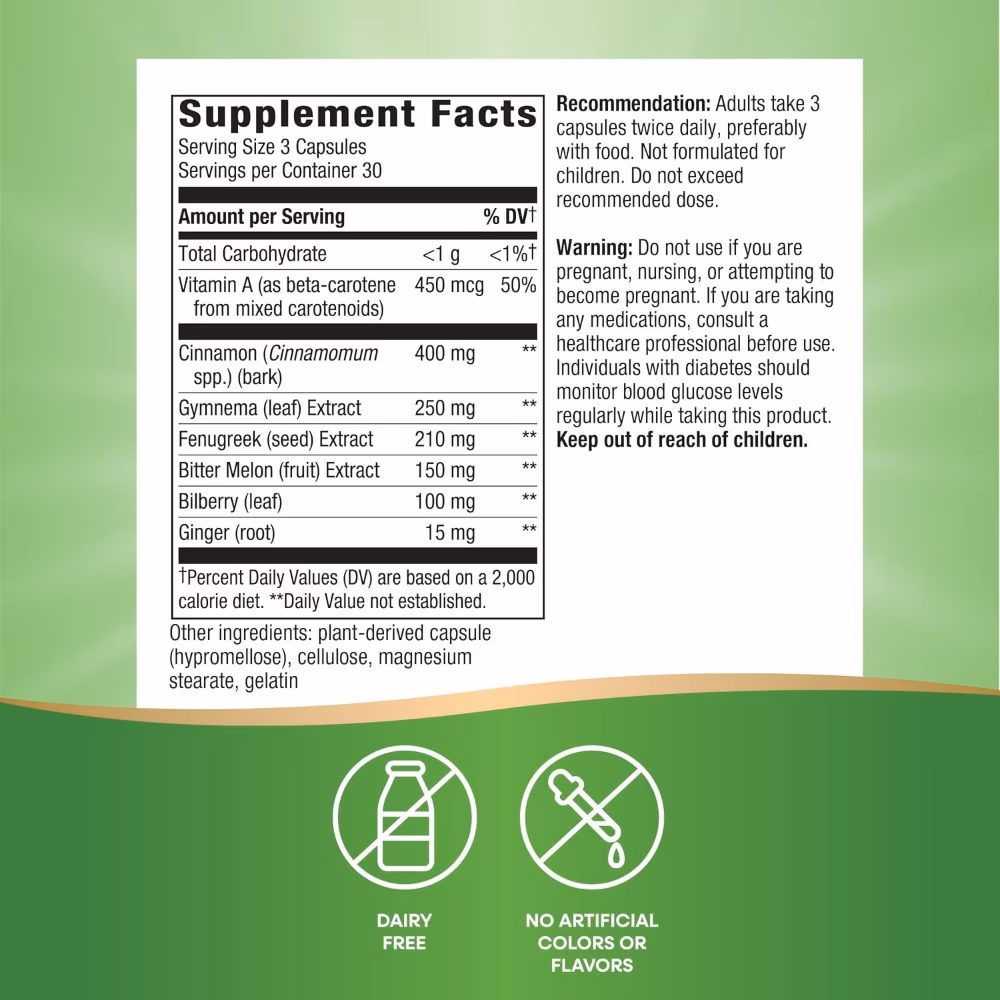 Nature's Way Blood Sugar Manager 90s 4