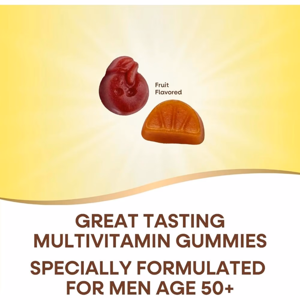 Nature's Way Alive Men's Multi 50+ 60 Gummies 4