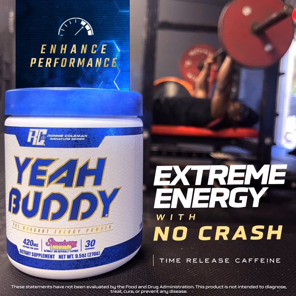 Ronnie Coleman Yeah Buddy Strawberry Lemonade 270g 3