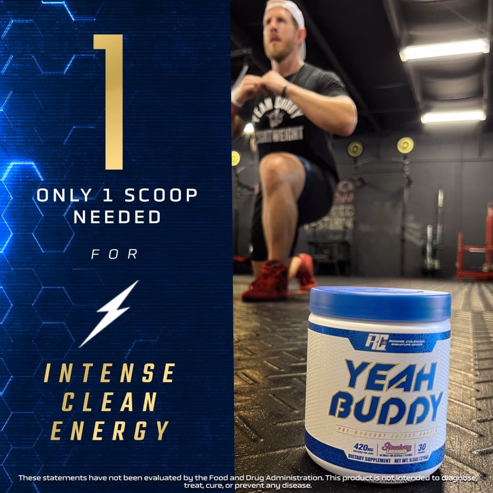 Ronnie Coleman Yeah Buddy Strawberry Lemonade 270g 4