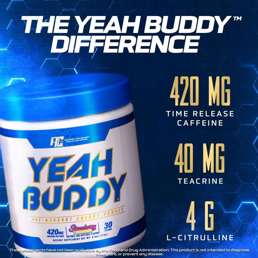 Ronnie Coleman Yeah Buddy Strawberry Lemonade 270g 5